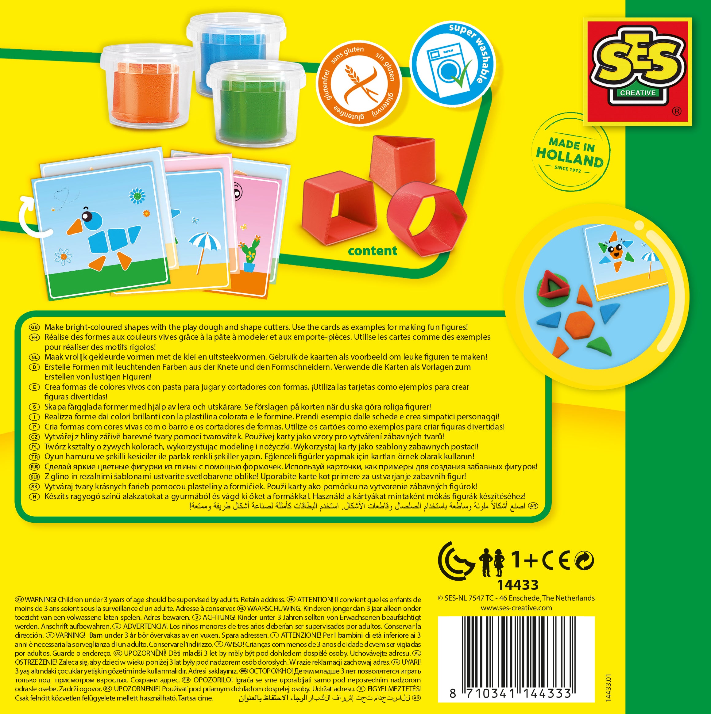 SES My first - Klei met uitsteekvormen