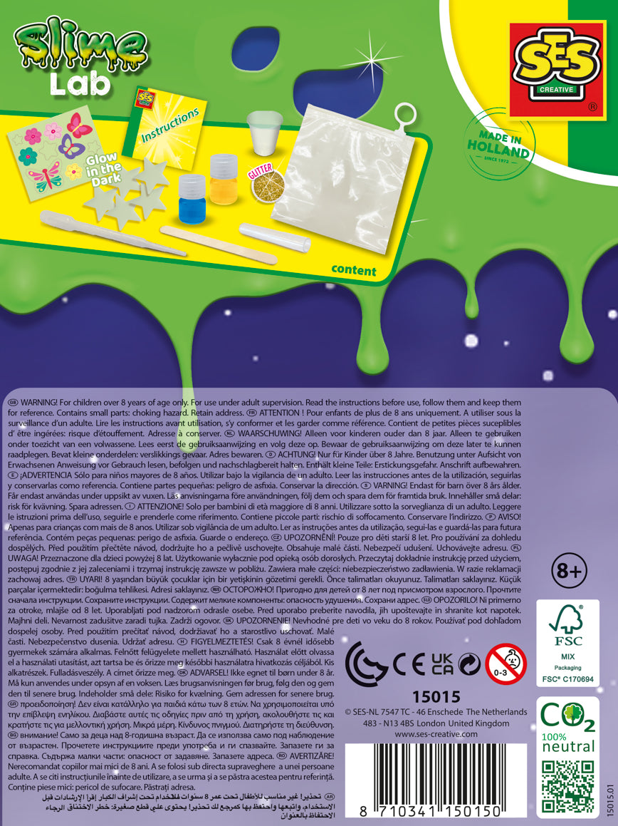 SES Slime lab - Glow in the dark