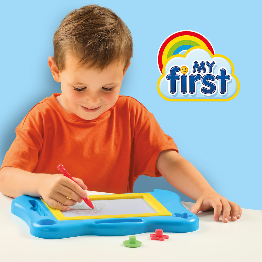 SES My first - Magnetisch tekenbord 4 kleuren