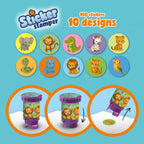SES Sticker stamper - Jungledieren
