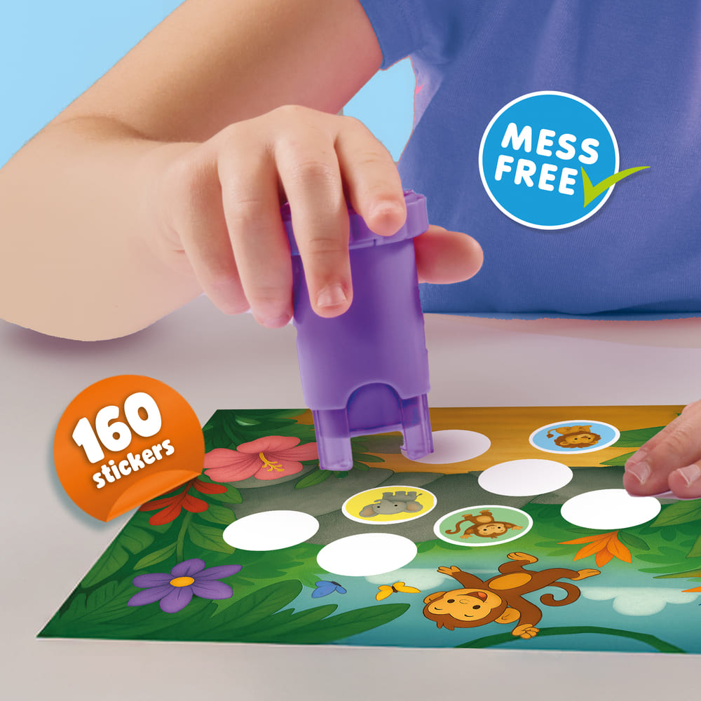 SES Sticker stamper - Jungledieren