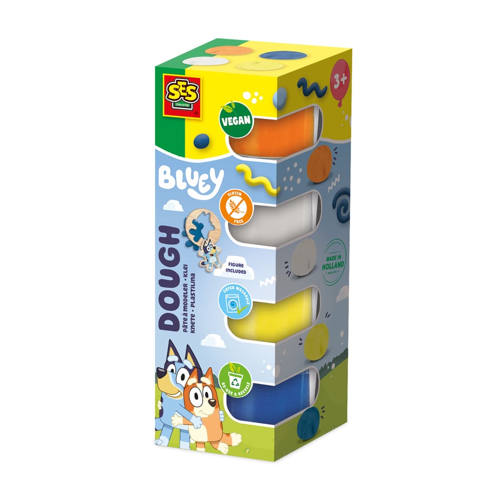 SES Bluey - Klei 4 x 90 g
