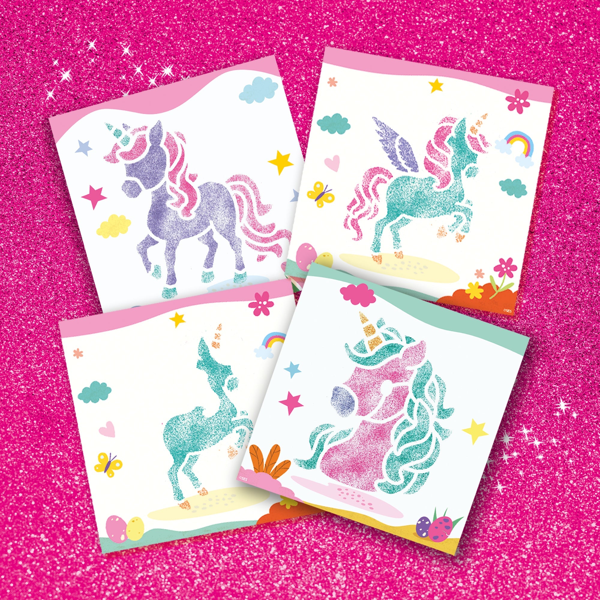 SES Creative Unicorn Blow airbrush pens thema