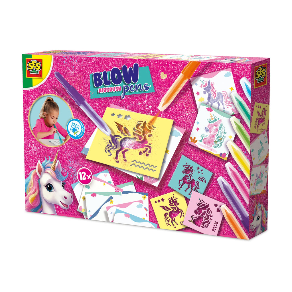 SES Creative Unicorn Blow airbrush pens verpakking