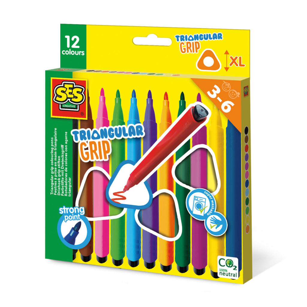 SES Driehoek grip stiften