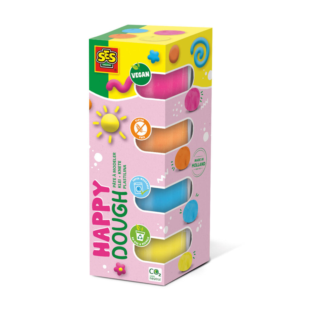 SES Feel good klei – Happy 4x90gr