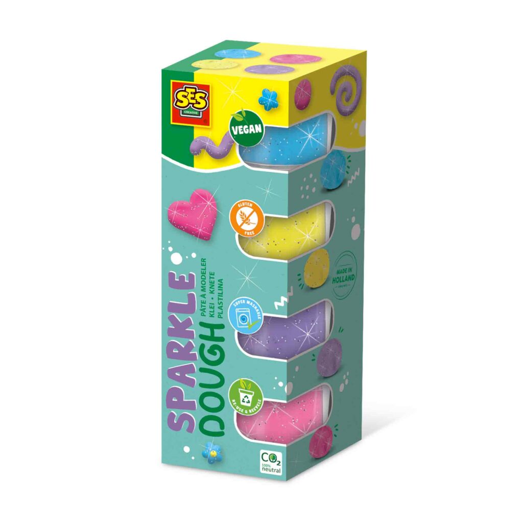 SES Feel good klei – Sparkle 4x90gr