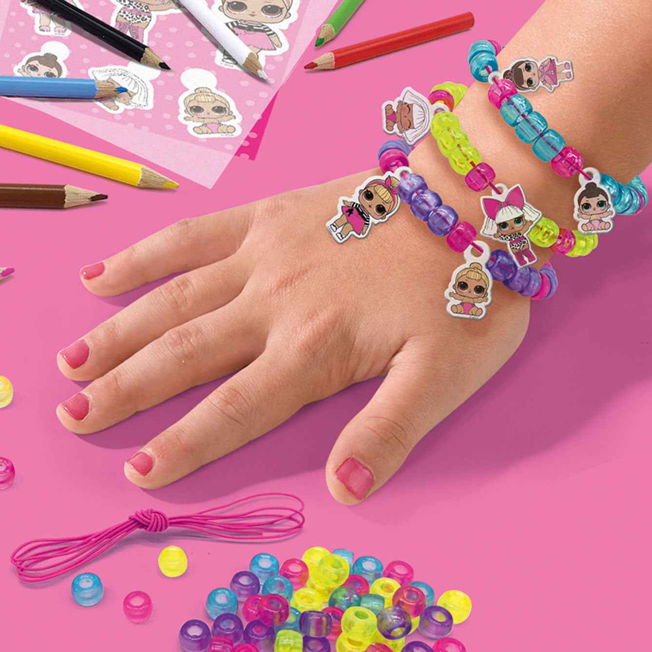 SES L.O.L. Bedelarmbandjes Maken Voorbeeld 2