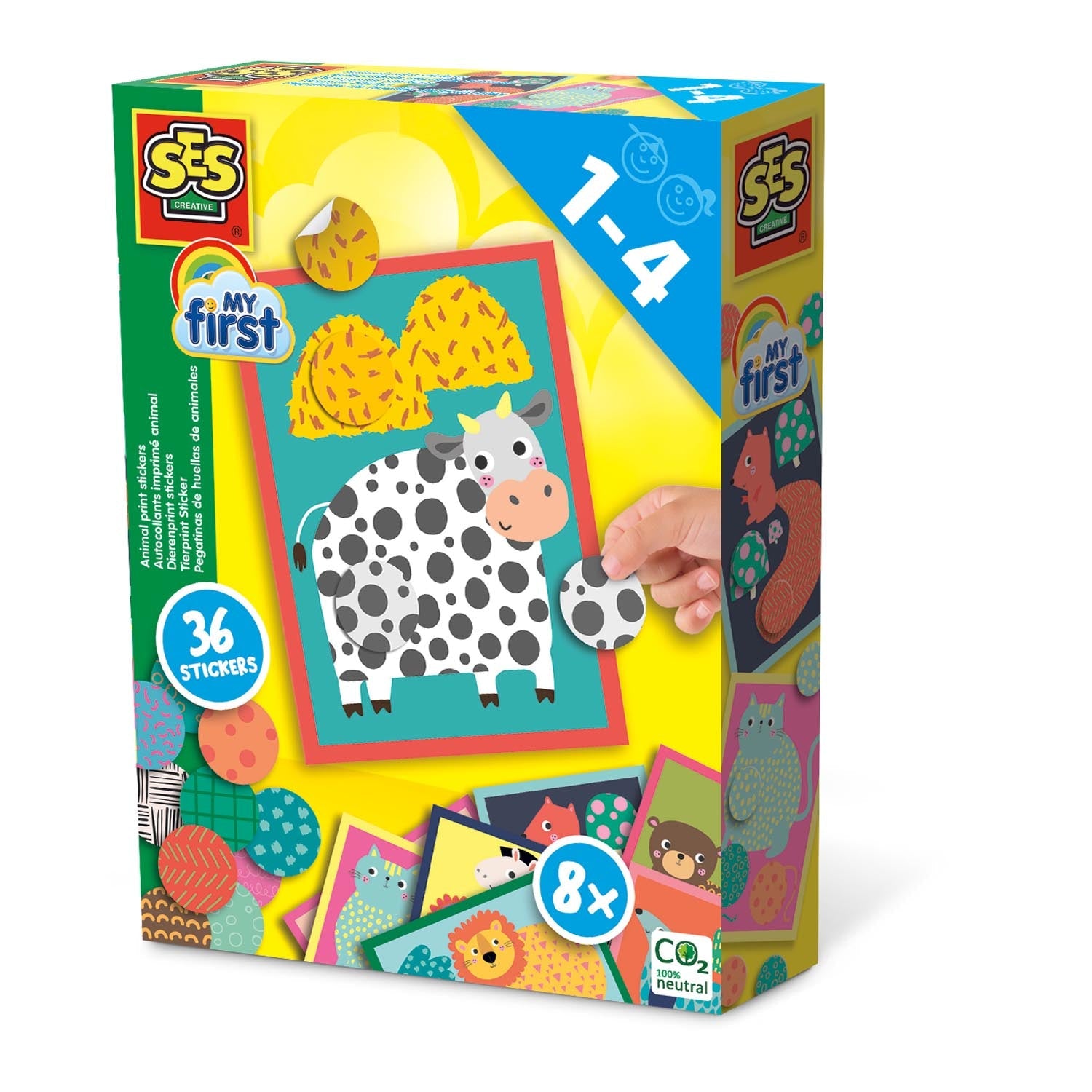 SES My first – Dierenprint stickers