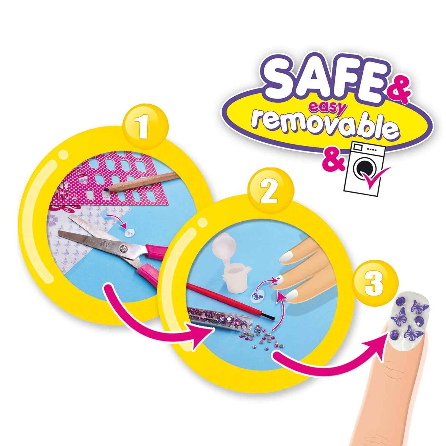 SES Nagels Versieren instructies