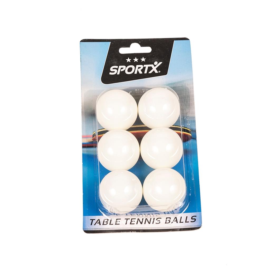 Tafeltennisballen 6 stuks