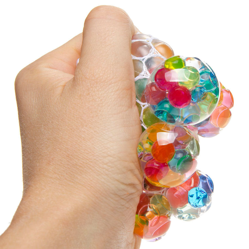 Squeeze Bubbel Bal met Waterparels Voorbeeld