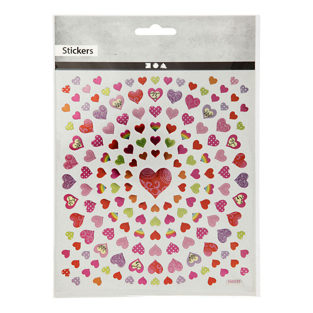 Stickers Kleine Harten 1 Vel 4