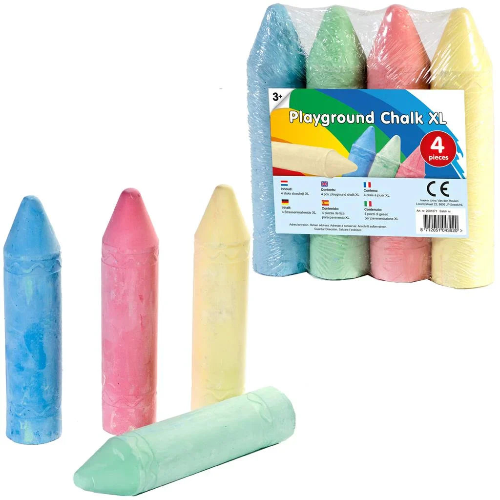 Stoepkrijt Super 4 stuks