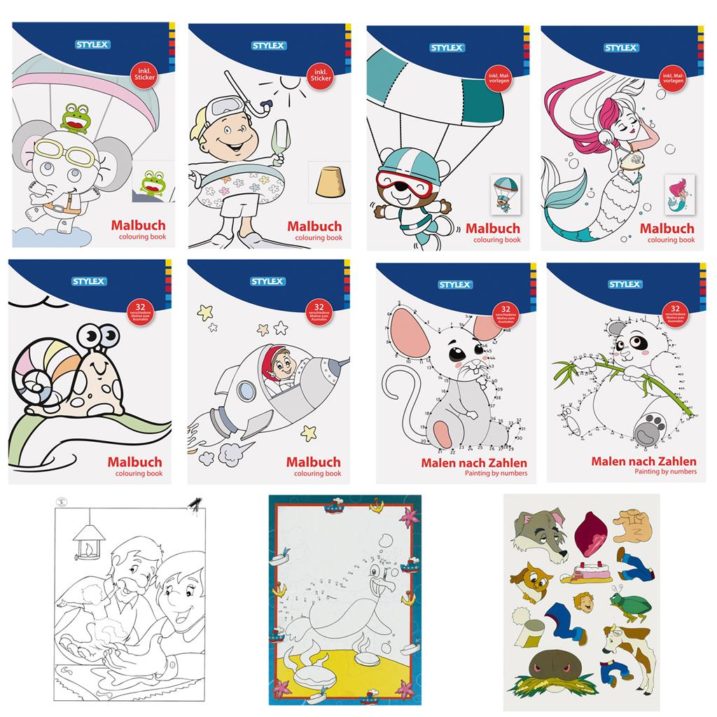 Stylex Kleur- Doe & Stickerboeken