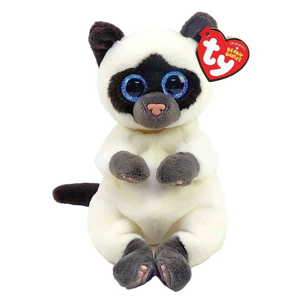 Ty Beanie Babies Bellies Miso Siames Cat 15 cm